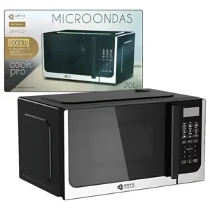 Microondas Electrico 20 Litros 1000w Gris Oryx